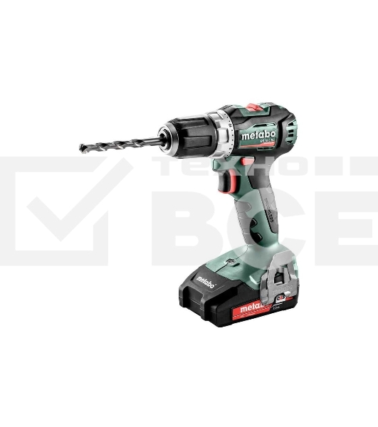 Дрель-шуруповерт Metabo BS 18 L BL 18Вт аккум. патрон:быстрозажимной (кейс в комплекте) (613155500)