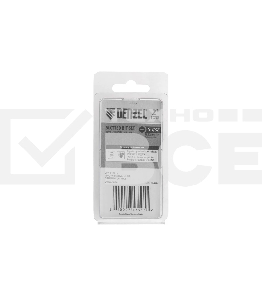 Набор бит Denzel SL7/32'x2', 5 шт.