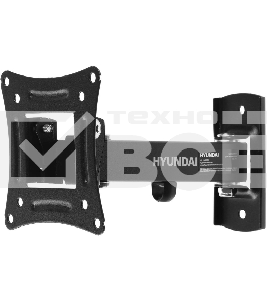Кронштейн для телевизора Hyundai GL-R3 черный 10'-27' макс.15кг настенный поворот и наклон