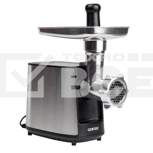 Мясорубка электрическая Centek CT-1617 Juice серебристый, 2000 Вт, 2.0 кг/мин, реверс, защита от перегрузки, насадки - 5