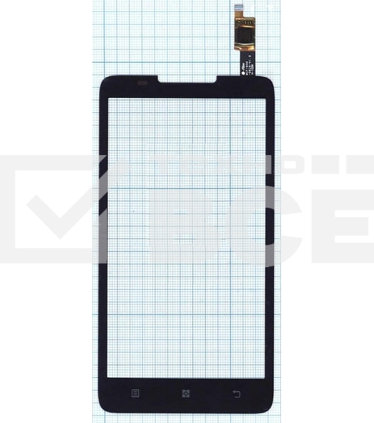 Сенсорное стекло (тачскрин) для Lenovo A656, черное