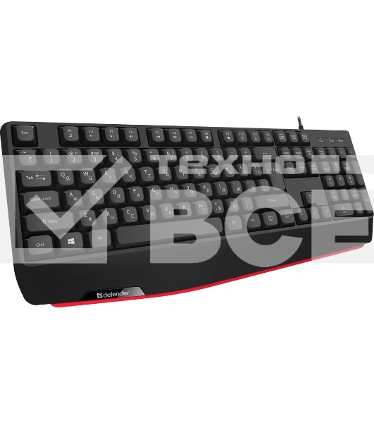 Клавиатура Defender Atom HB-546  проводная, USB, чёрный