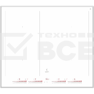 Индукционная варочная панель Lex EVI 641C WH белый