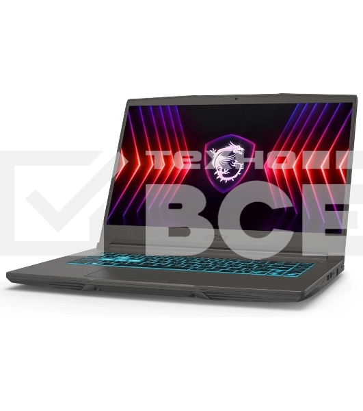 Ноутбук MSI Thin B12UCX-2633XRU Core i5 12450H 16Gb SSD512Gb NVIDIA GeForce RTX 2050 4Gb 15.6