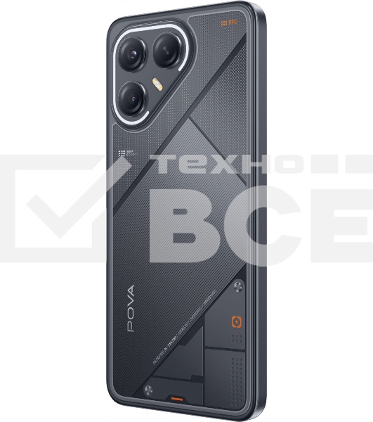Смартфон Tecno Pova 7 Ultra 5G LJ9, 12/256Gb, черный