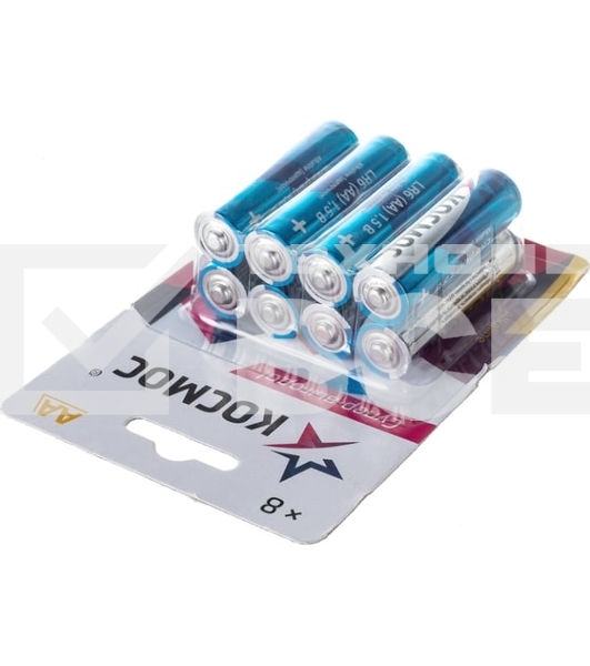 Элемент питания Космос алкалиновый AA/LR06 BP-8 (блист.8шт)