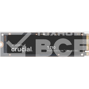 Накопитель SSD Crucial T710 2Tb PCIe Gen5 NVMe 2280 M.2 SSD CT2000T710SSD8