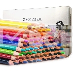 Карандаши цветные Deli 6568, липа, цветной корпус 72 цвета, металлическая коробка, фото 1