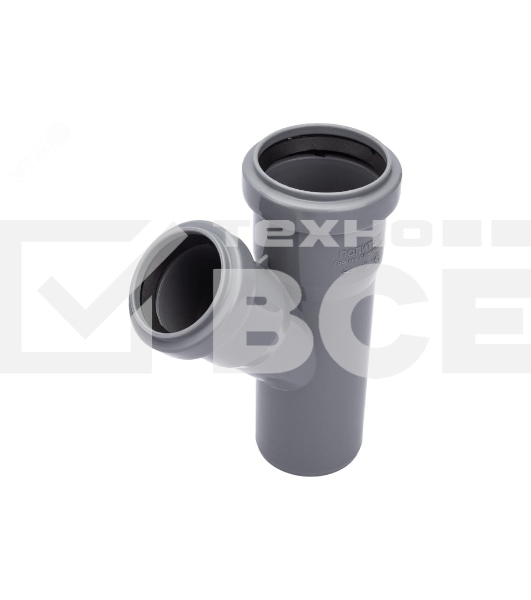 Тройник канализационный Политэк 45 град. 50 х 40 205445