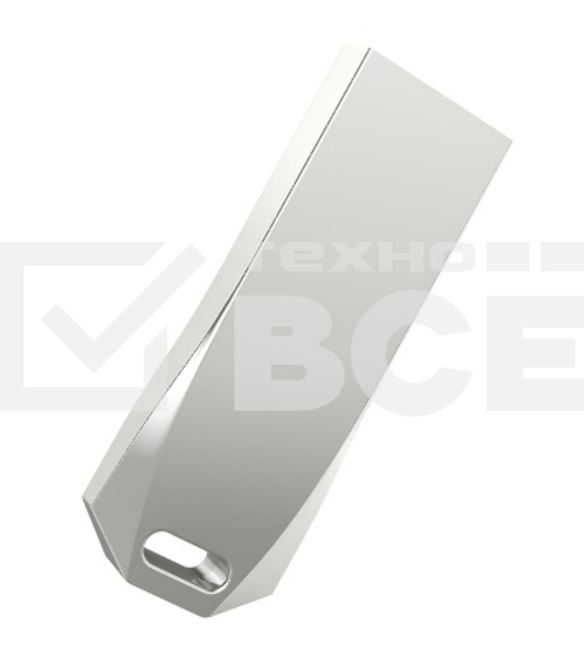 Флешка USB HOCO UD4 (6957531099857), 128Gb, USB 2.0, R/W 30/10, серебристый