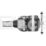 Тиски слесарные Denzel BVH-150 150 мм, поворотные, стальная направляющая, с наковальней, фото6