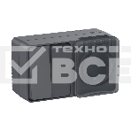 Блок ОП AtlasDesign Profi54 розетка 16А 250В с заземл. защ. шторки + 2-кл. выключатель 10А IP54 антрацит SchE, фото4