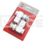 Набор дизайн-вентилей Royal Thermo CUBE, прямой (белый) 1/2