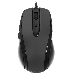 Мышь проводная A4Tech N-708X серый глянец/черный, 1600 dpi, USB, кнопки - 6, фото 1