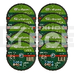 Круг отрезной по металлу Сибртех, 230 х 1,6 х 22,2 мм, 84 A+16 B, в пленке, 10 шт, фото 1