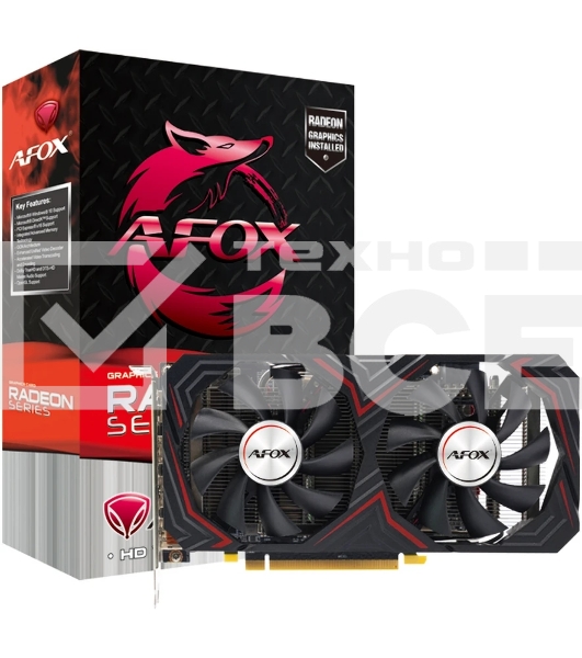 Видеокарта Afox RX580 8GB GDDR5 256bit 3xDP HDMI 2FAN RTL