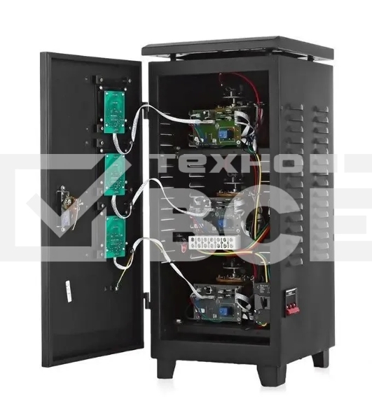 Стабилизатор напряжения Ресанта АСН-60000/3-ЭМ однофазный черный (63/4/10)