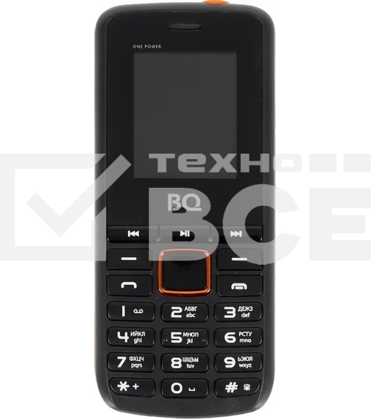 Мобильный телефон BQ 1846 One Power черный/оранжевый