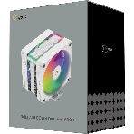 Кулер для процессора Ocypus Delta A40 SE WH Dual Fan ARGB, 2x120mm ARGB FAN, Top ARGB Panel, 4 HEAT PIPES, 4-PIN PWM, 800-1800 RPM, 31DBA, HYDRO BEARING, LGA115X/1200/1700/18XX, AM4/AM5, фото2