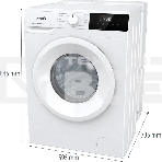Стиральная машина Gorenje W2NHPI72SCSIRV белый загрузка фронтальная 7 кг, 1200 об/мин., класс: А, фото13