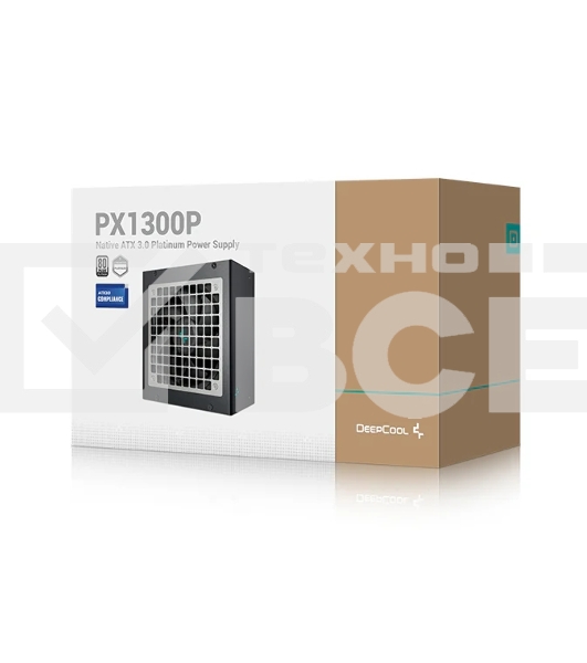 Блок питания Deepcool / GamerStorm  R-PXD00P-FC0B-EU, 1300Вт, 80 PLUS Platinum, 120мм, модульный, черный