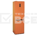 Холодильник Бирюса Б-T980NF оранжевый двухкамерный 240/130 л морозильник снизу, No Frost, фото3