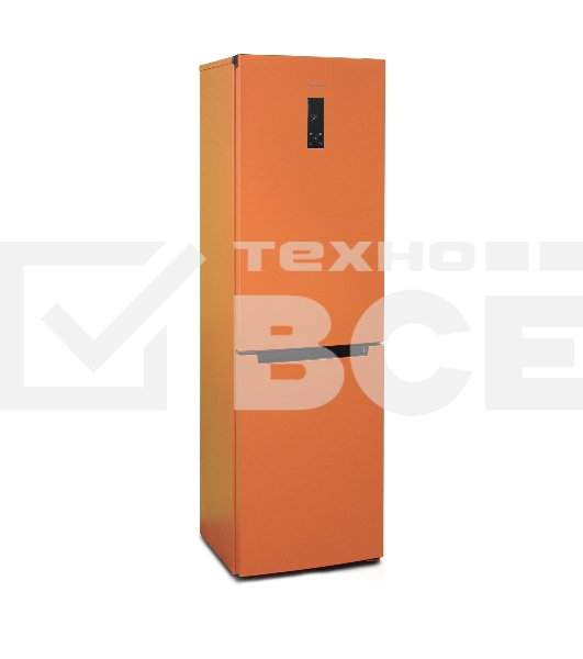 Холодильник Бирюса Б-T980NF оранжевый двухкамерный 240/130 л морозильник снизу, No Frost