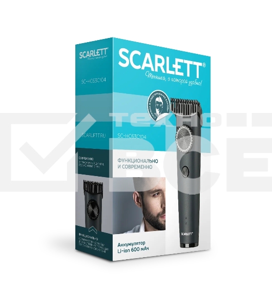 Машинка для стрижки Scarlett SC-HC63C104 черный