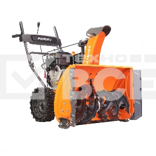Снегоуборщик PATRIOT PRO 11 KX (коммунально-хозяйственный); 11 л.с. , усиленный редуктор, безвоздушные колёса WE3, антиадгезионное покрытие ковша и желоба.