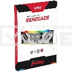 Оперативная память Kingston Fury Renegade, DDR5, 16GB (1x16GB), 7200MHz, CL38, радиатор, RGB, черный, фото3
