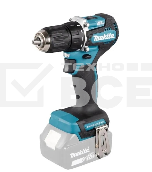 Дрель-шуруповерт Makita DDF487Z, 18 В, без АКБ, аккумуляторная