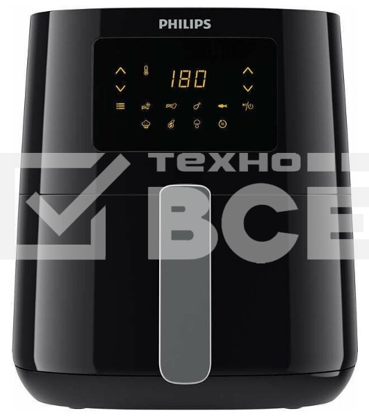 Аэрогриль Philips HD9252/70 1400Вт черный