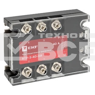 Реле твердотельное трехфазное RTP-40-DA PROxima EKF rtp-3-40-da