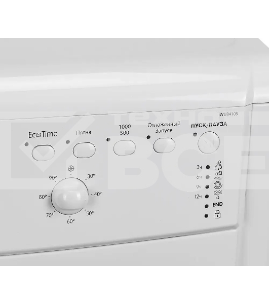 Стиральная машина Indesit IWUB 4105 белый, загр. фронтальная макс.: 4 кг 1000 об/мин класс: А