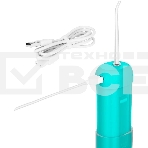 Ирригатор Kitfort КТ-2988 портатив. 2насад. белый/бирюзовый, фото2