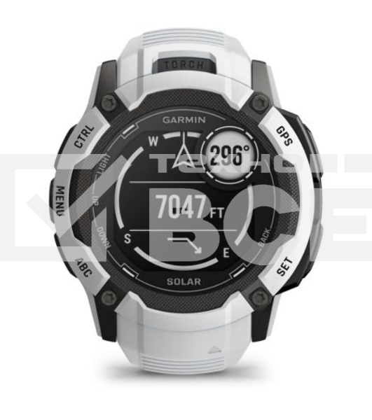 Смарт-часы Garmin Instinct 2X Solar белый 50мм