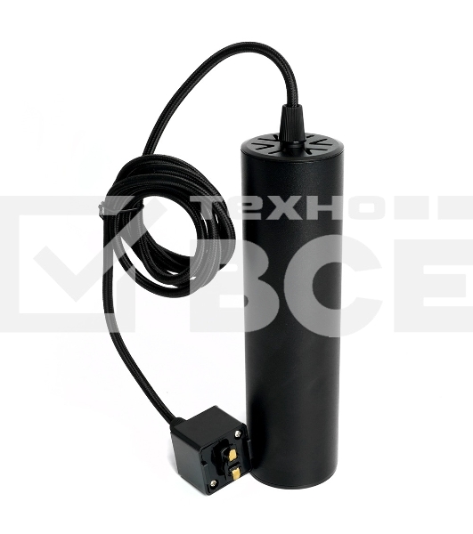 Светильник трековый на шинопровод Feron AL196 ДПО GU10 без лампы на подвесе черный