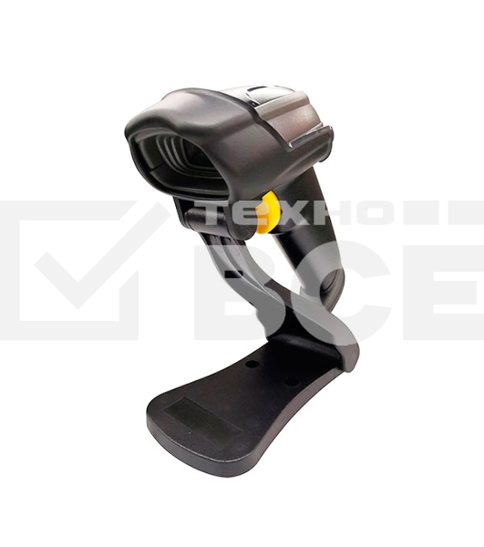 Сканер штрих-кода ручной Mindeo MD6600AT-SR 2D имидж, проводной, 100 скан/сек, USB с автосенсорной подставкой, чёрный