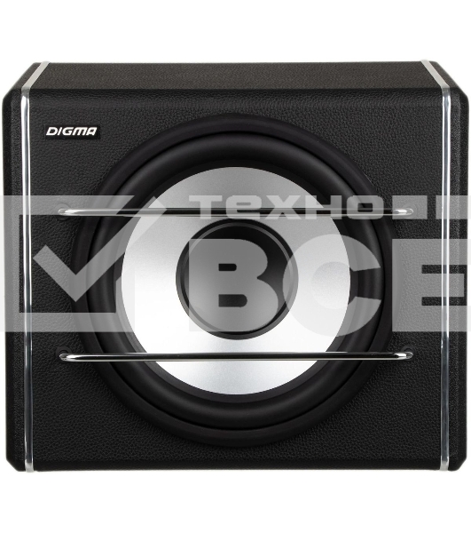 Сабвуфер автомобильный Digma DCS-120 300Вт активный (30см/12