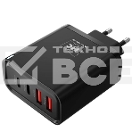 Сетевое зарядное устройство MORE CHOICE NC95 2USB+2Type-C 3.0A PD 65W, черный, фото4