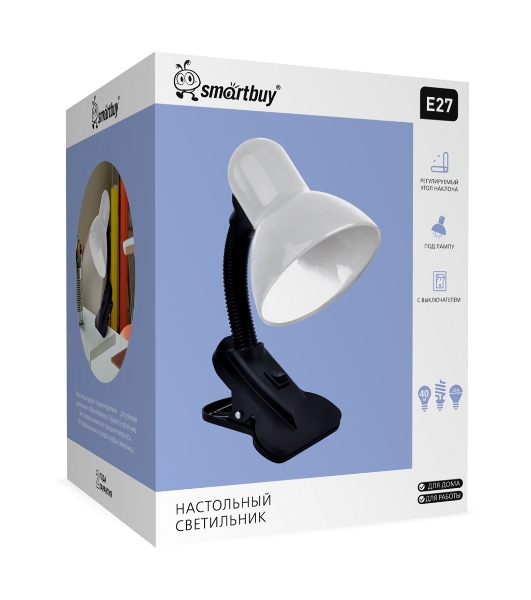 Светильник настольный Smartbuy (SBL-DeskL01-White) 40W/E27