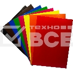 Картон цветной Silwerhof двусторонный мелованный, 8л. 8цв. A4 CREATE папка, фото2