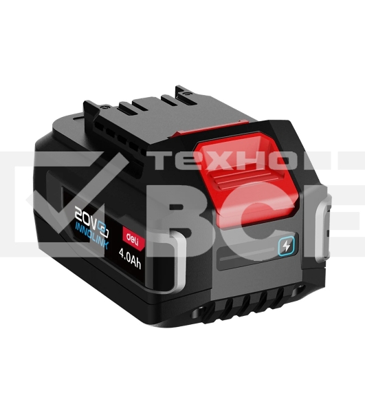 Набор аккумулятор и зарядное устройство Deli DE-CM20A4E (2АКБ 20V 4А*ч + ЗУ 2A, 20V)