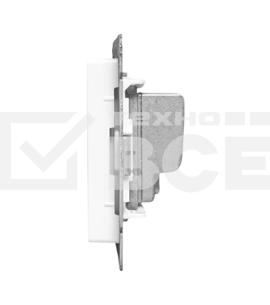 Механизм розетки TV EKF UP1-SOW-TV-3 оконечная, белый Эпика