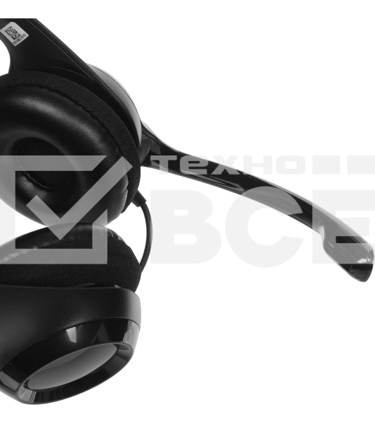 Гарнитура проводная Logitech Headset H390 USB черный