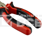 Длинногубцы Matrix 17422 NICKEL 180 мм, изогнутые никелированные, двухкомпонентные рукоятки, фото3