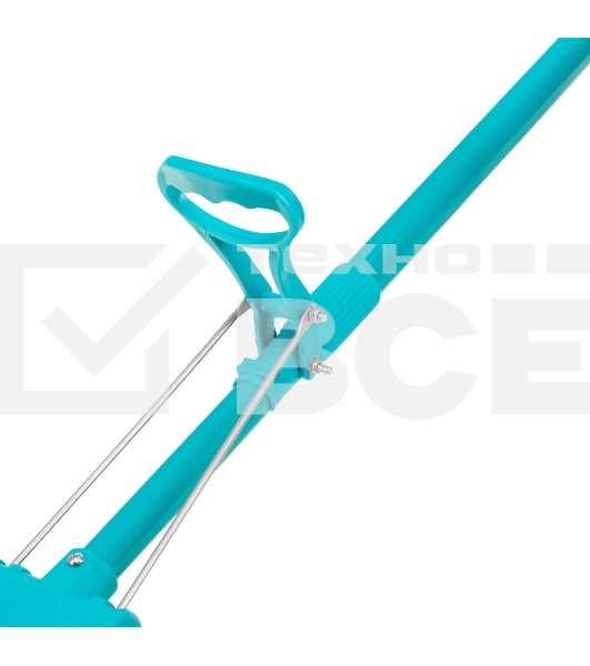 Швабра отжимная Home Palisad 110 см, губка PVA 26х5,5х6 см, телескопическая рукоятка, бирюзовая