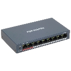 Коммутатор Hikvision DS-3E0109P-E/M(B), 8×100 Мбит/с PoE+ + 1×100 Мбит/с, неуправляемый, фото 1