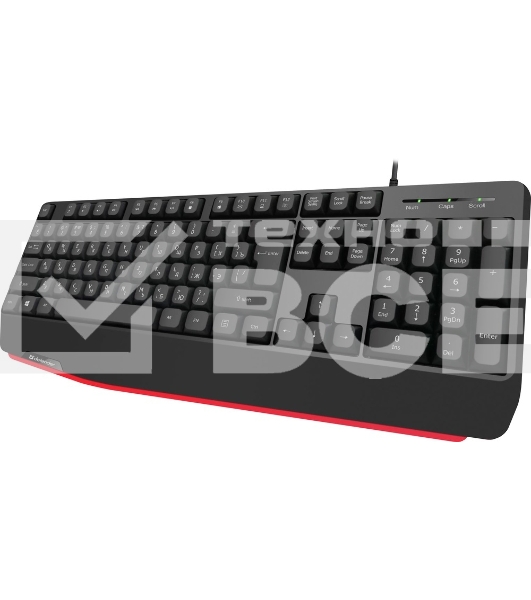 Клавиатура Defender Atom HB-546  проводная, USB, чёрный