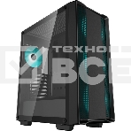 Компьютерный корпус MidiTower Deepcool CC560 A-RGB black (ATX, без БП, ARGB, USB3.2 Type-A+USB2.0 Type-A) (R-CC560-BKTAA4-G-2), фото 1